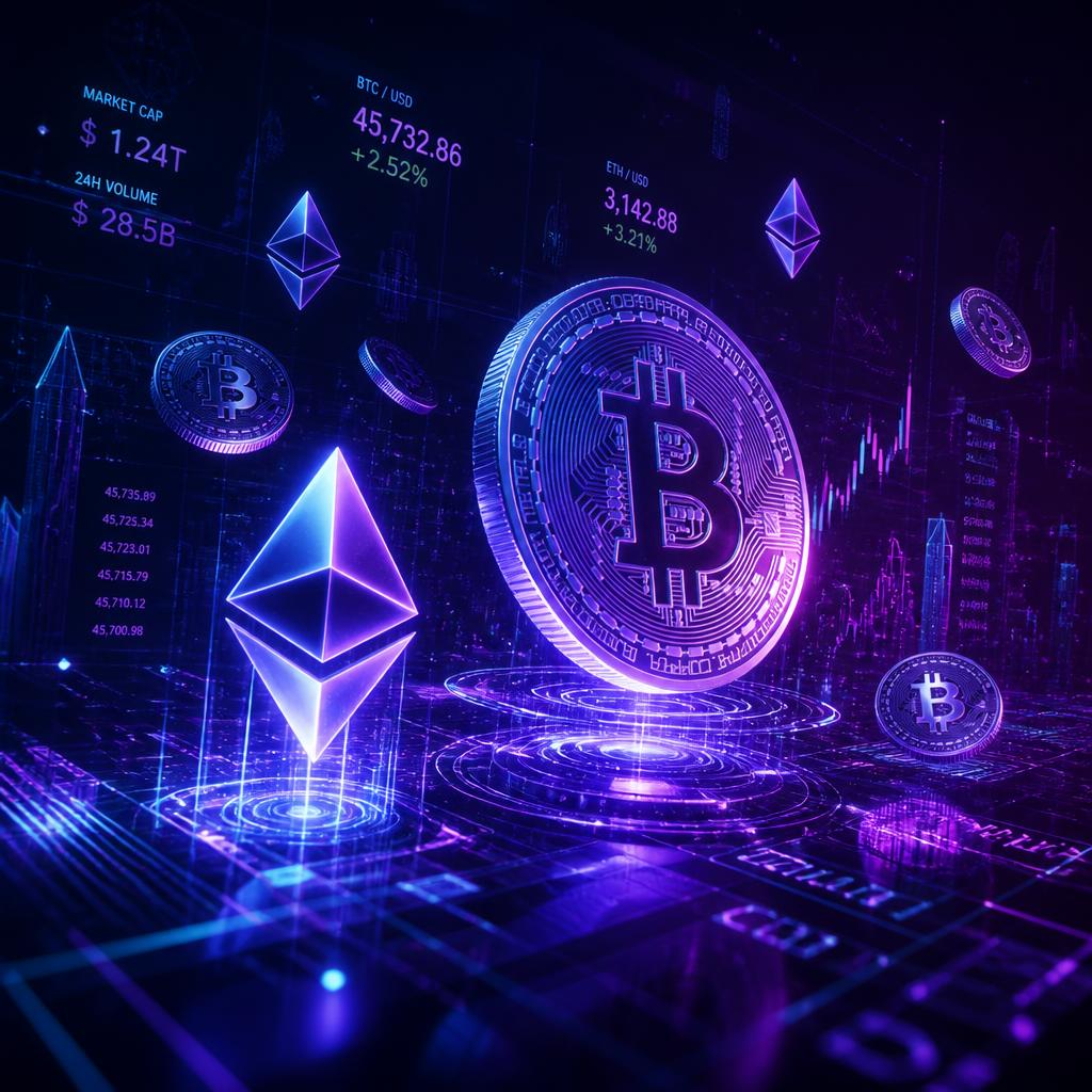Kripto piyasa görselleştirmesi